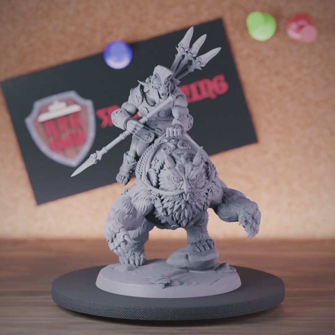 Bugbear 5e | DnD Captain Owlbear Rider Miniature