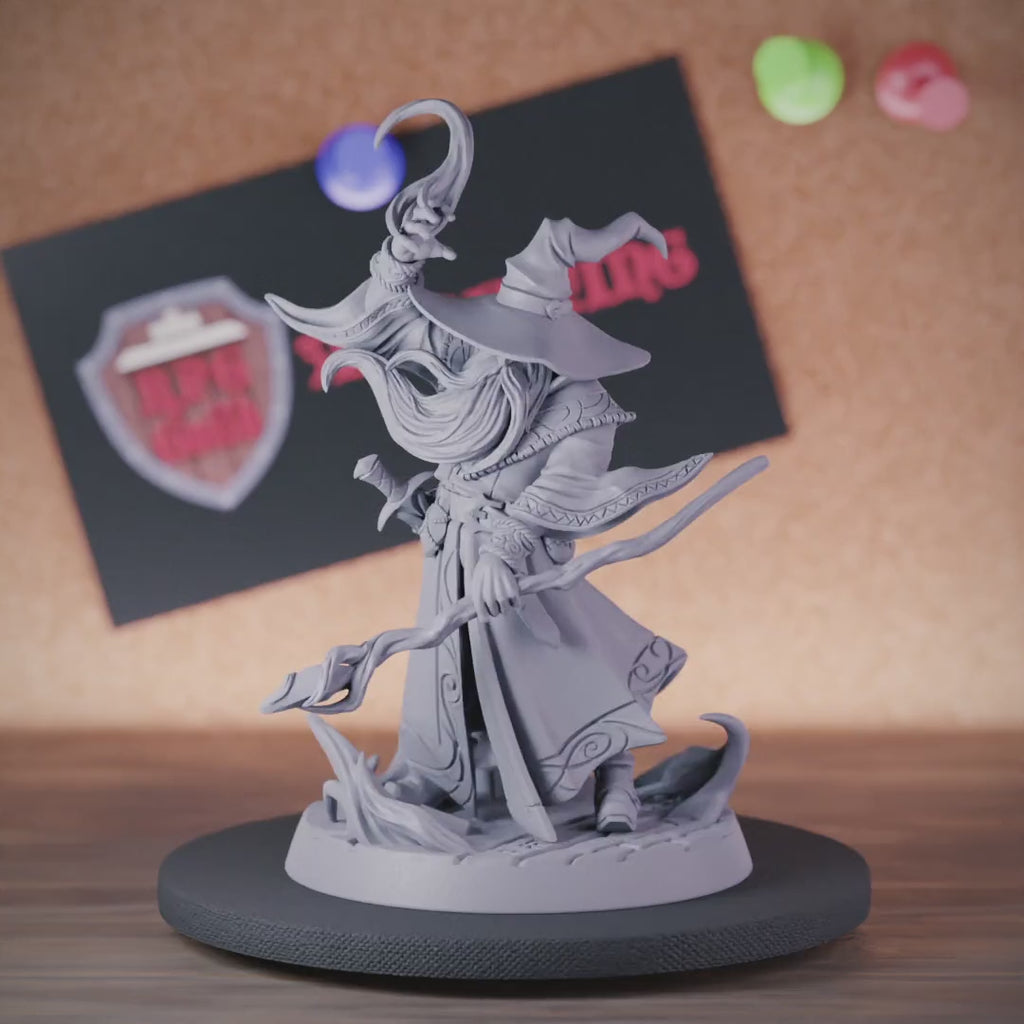 Wizard 5e | DnD Wizard Cornelius Greathat Miniature