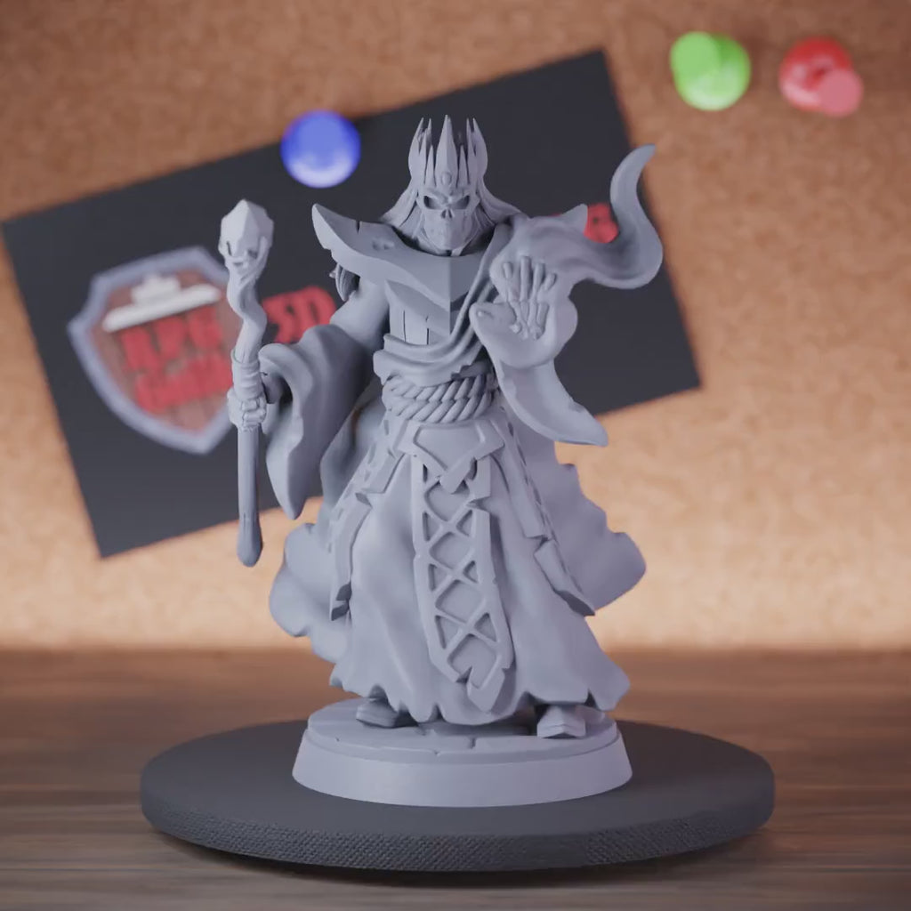 Skeleton 5e | DnD Lich Skeleton Boss Miniature