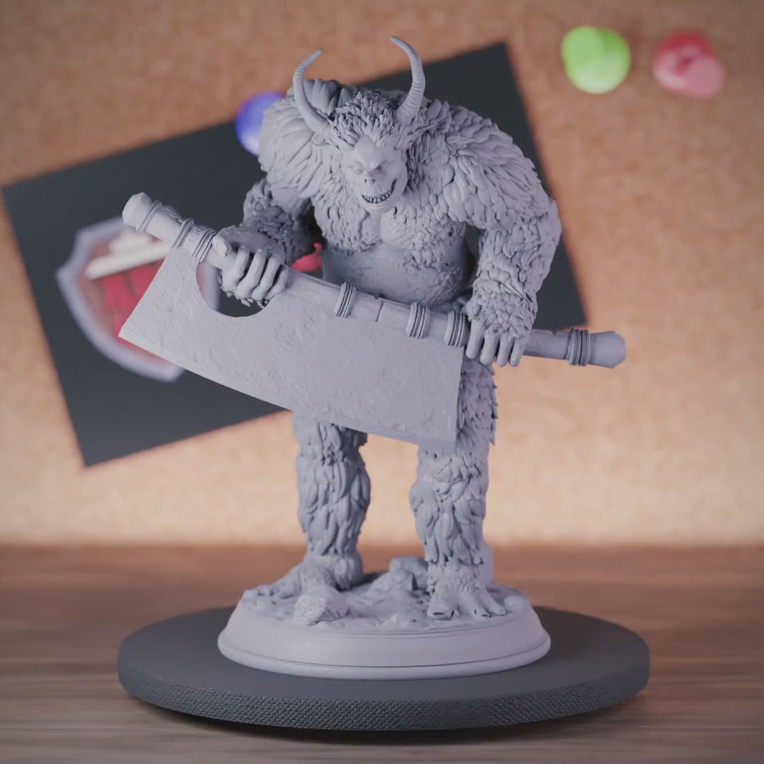 Yeti 5e | DnD Yeti Cleaver Monster Miniature