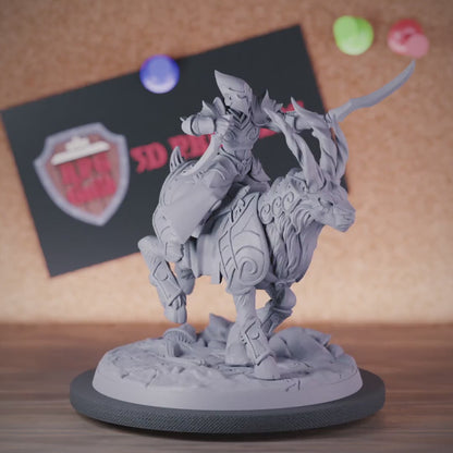 Elf 5e | DnD Cervid Rider Sword Miniature