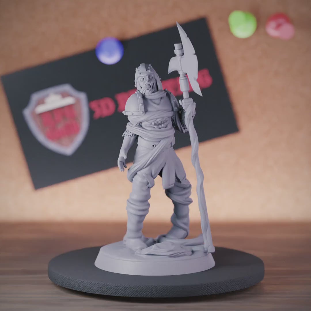 Zombie 5e | DnD Zombie Undead Guard Miniature