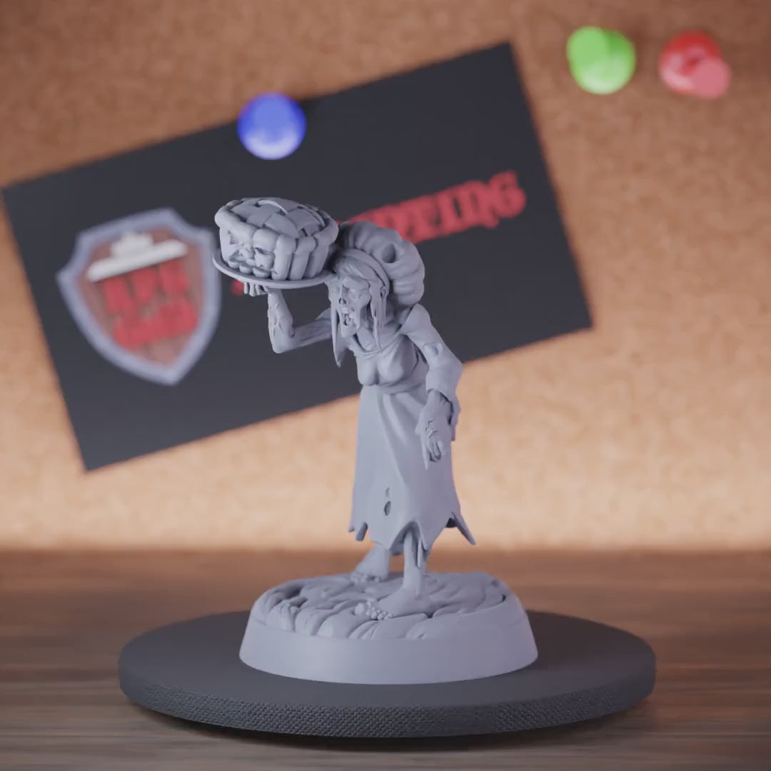 Undead 5e | DnD Undead Pie Cook Zombie Miniature