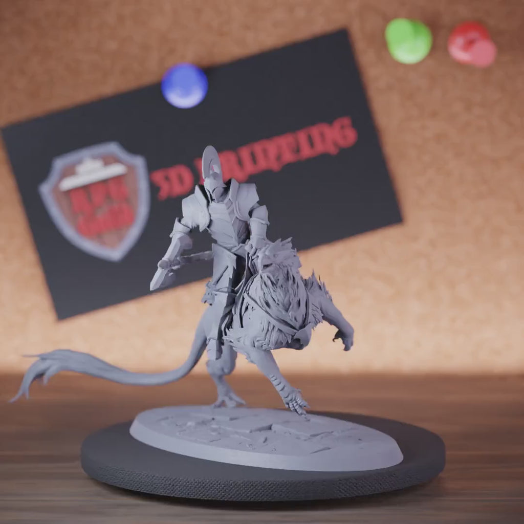 Paladin 5e | DnD Paladin Warrior Griffon Rider Miniature