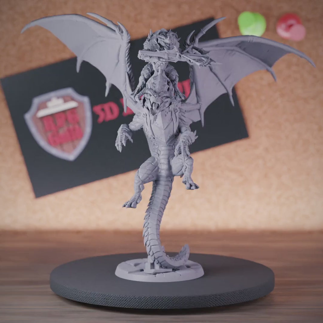 Dragon Rider 5e | DnD Dragonborn Ranger Miniature