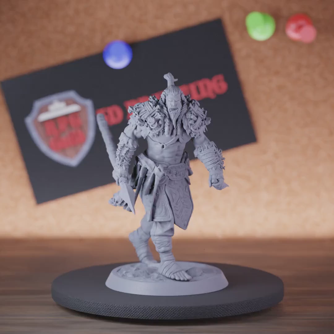 Orc 5e | DnD Orc Clan Leader Miniature