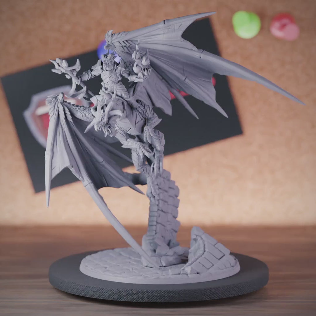 Dragonborn 5e | DnD Archmage Dragon Rider Miniature