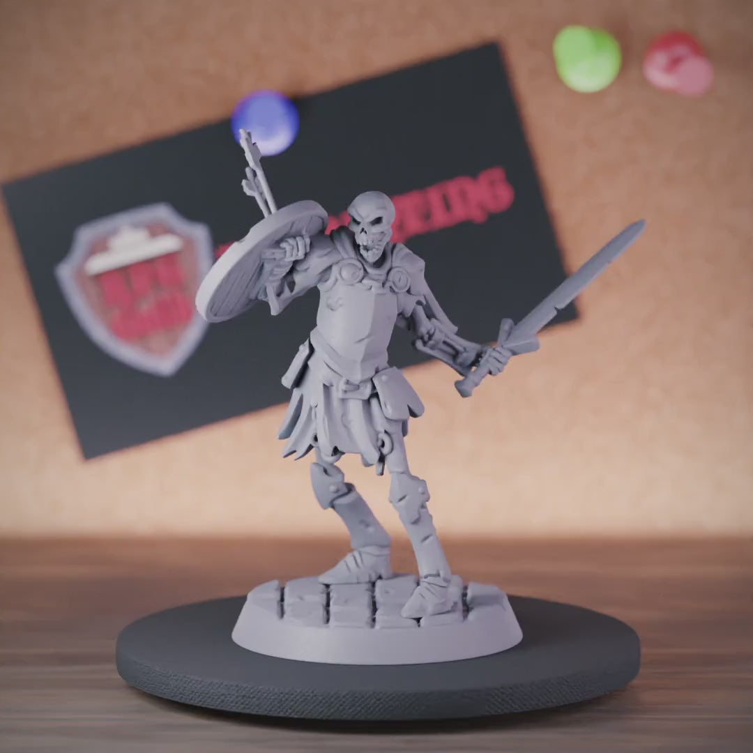 Skeleton 5e | DnD Skeleton Undead Warrior Miniature