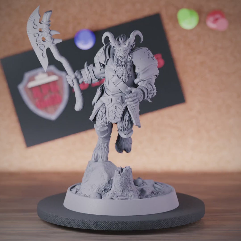 Fey 5e | DnD Fey Satyr Warchief Miniature 