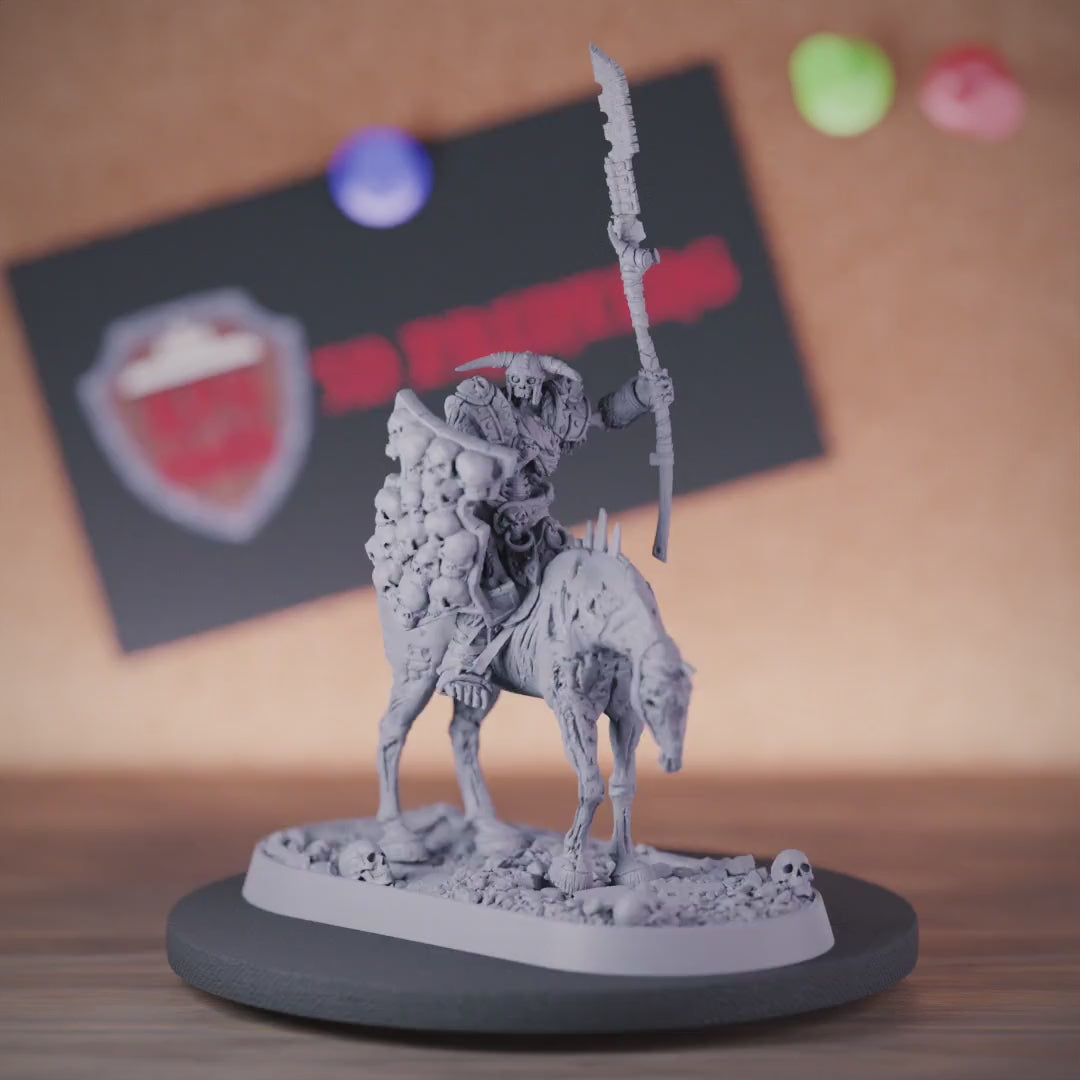 Skeleton 5e | DnD Skeleton Undead Cavalier Miniature