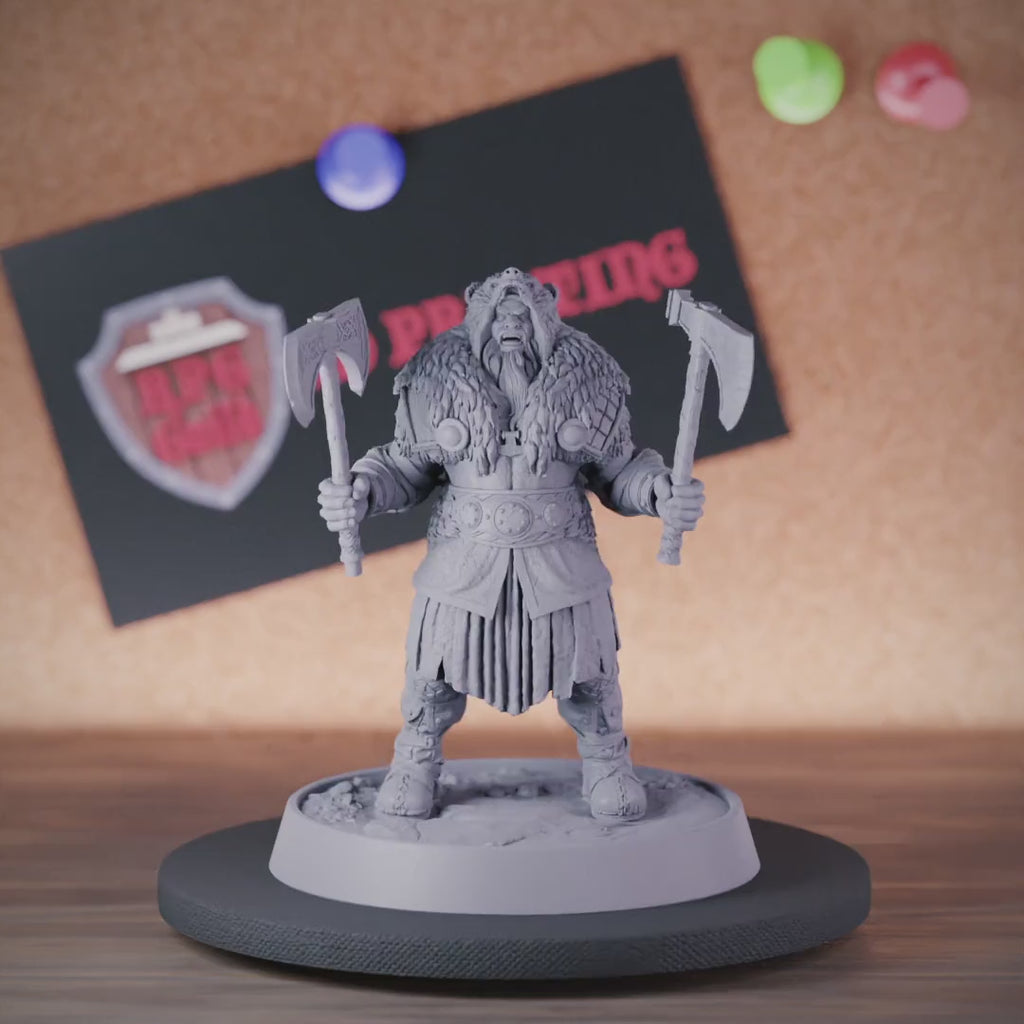 Kämpfer 5e | DnD Kämpfer Nordmann Thorfinn Miniatur 