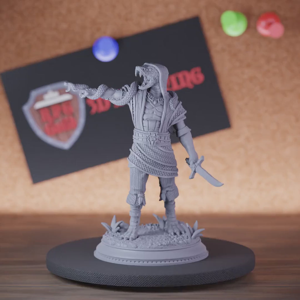 Yuan-Ti 5e | DnD Yuan-Ti Cultist Serpent Miniature