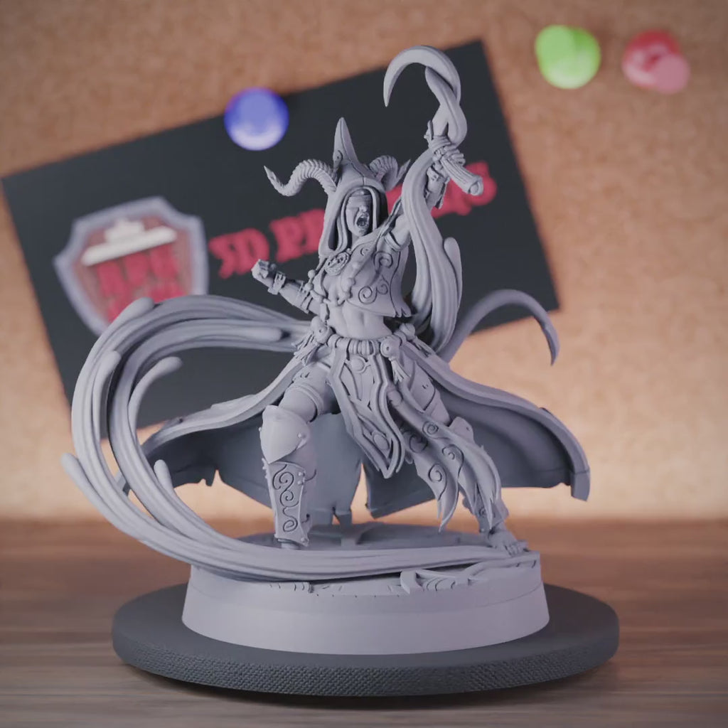 Tiefling 5e | DnD Tiefling Erzmagier Zauberer Miniatur 