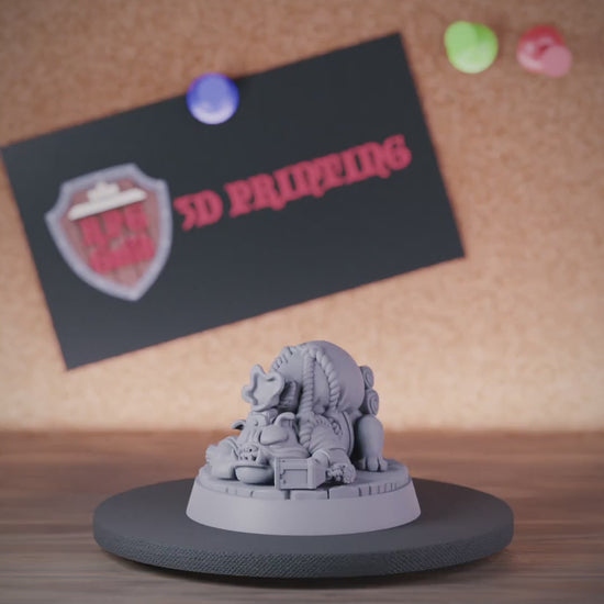 Bulldog 5e | DnD Sleepy Bulldog Explorer Miniature