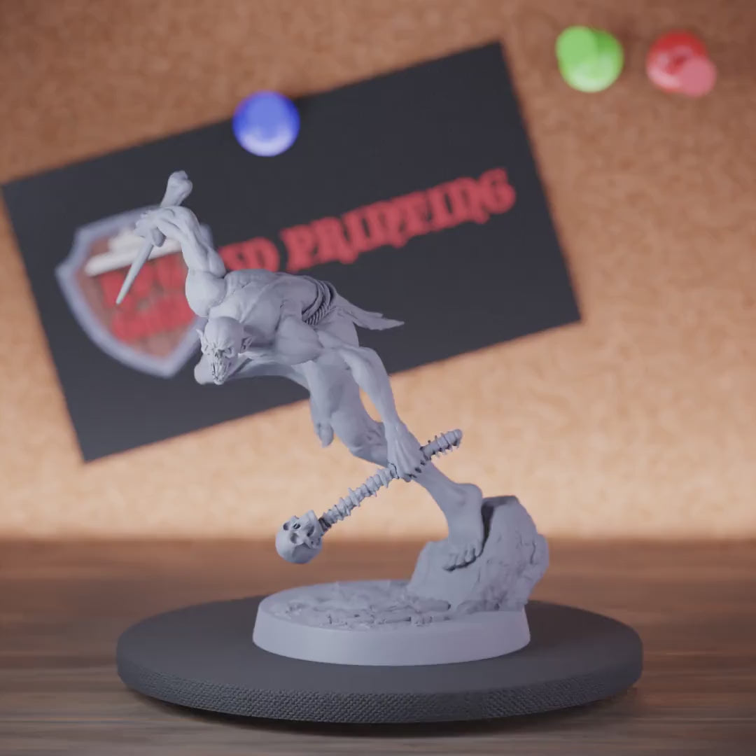 Ghoul 5e | DnD Savage Ghoul Jumper Assassin Miniature
