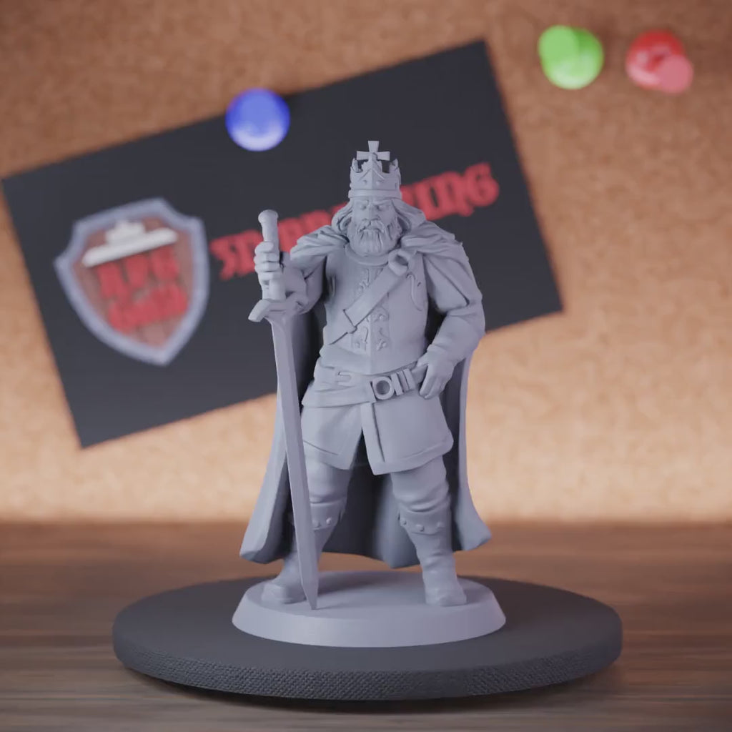 Human 5e | DnD Human King Npc Miniature