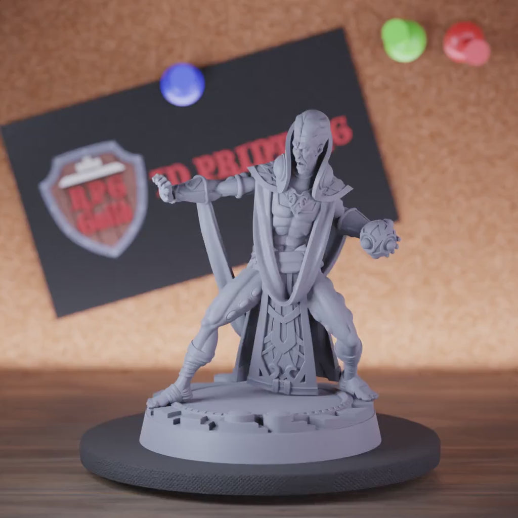 Warlock 5e | DnD Astronomer Warlock Miniature