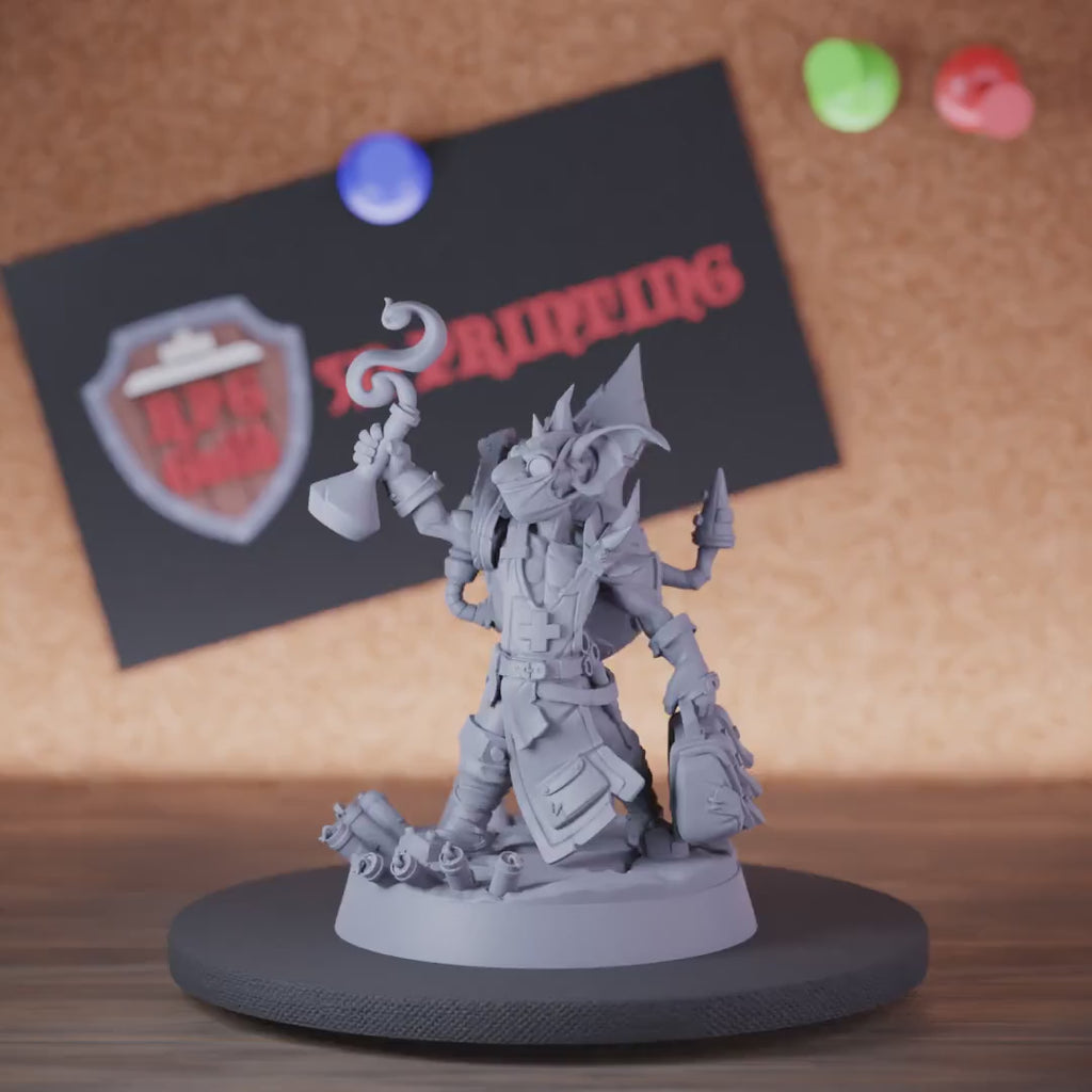 Goblin 5e | DnD Goblin Artificer Alchemist Miniature