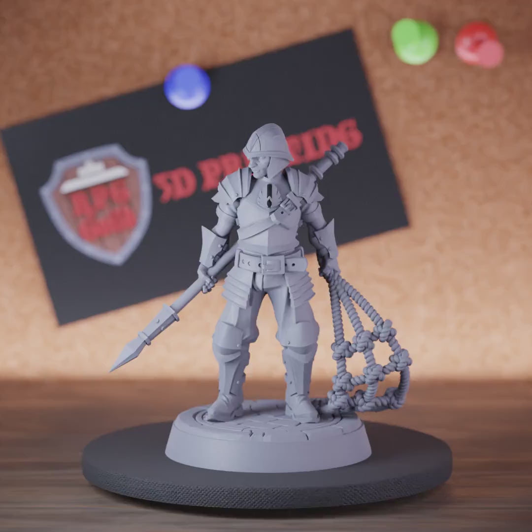 Human 5e | DnD Human Port Protector Npc Miniature