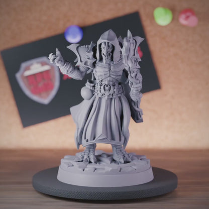 Dragonborn 5e | DnD School of Evocation Wizard Miniature