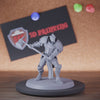 Paladin 5e | DnD Holy Armored Soldier Hammer Miniature