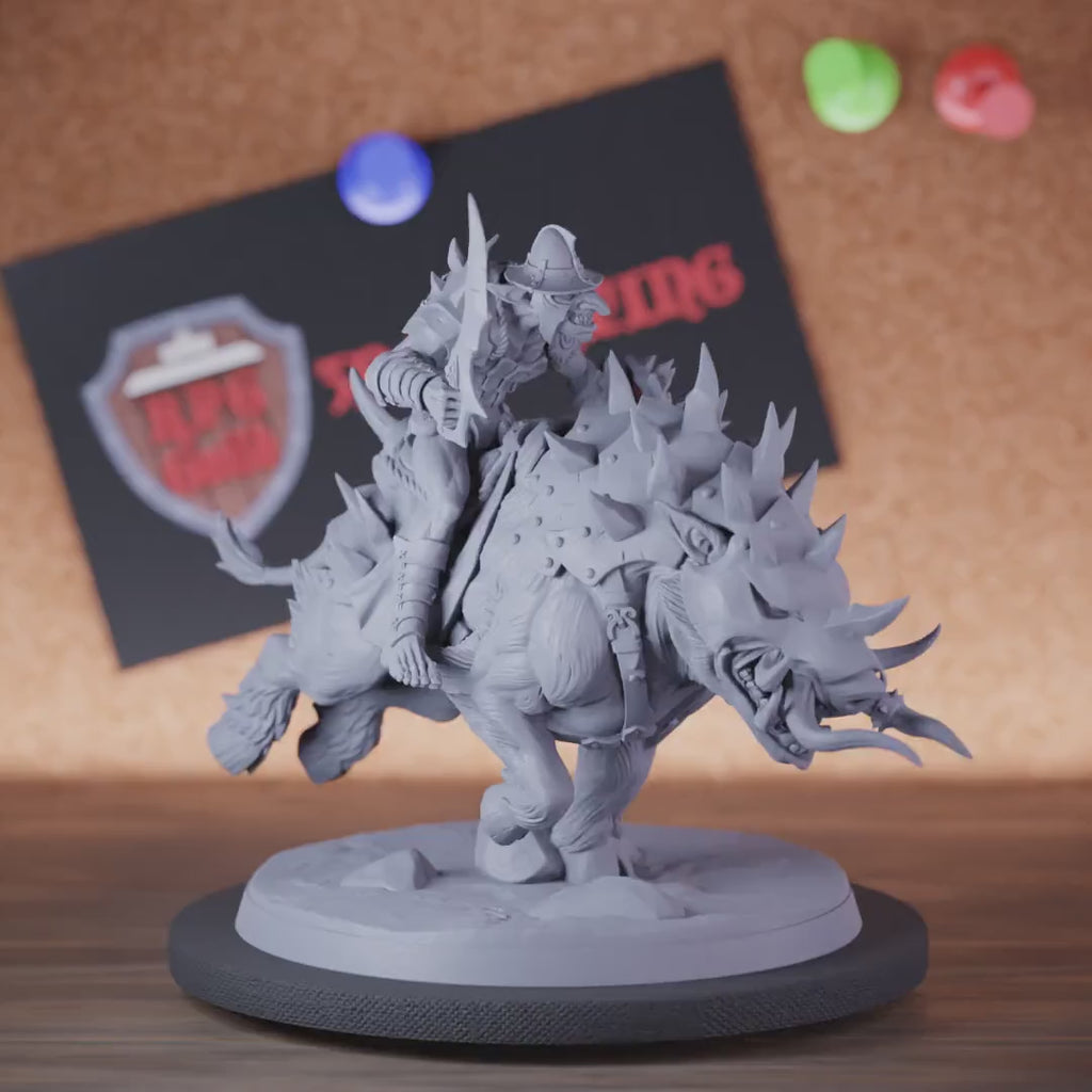 Hobgoblin 5e | DnD Hobgoblin Guard Rider Sword Miniature