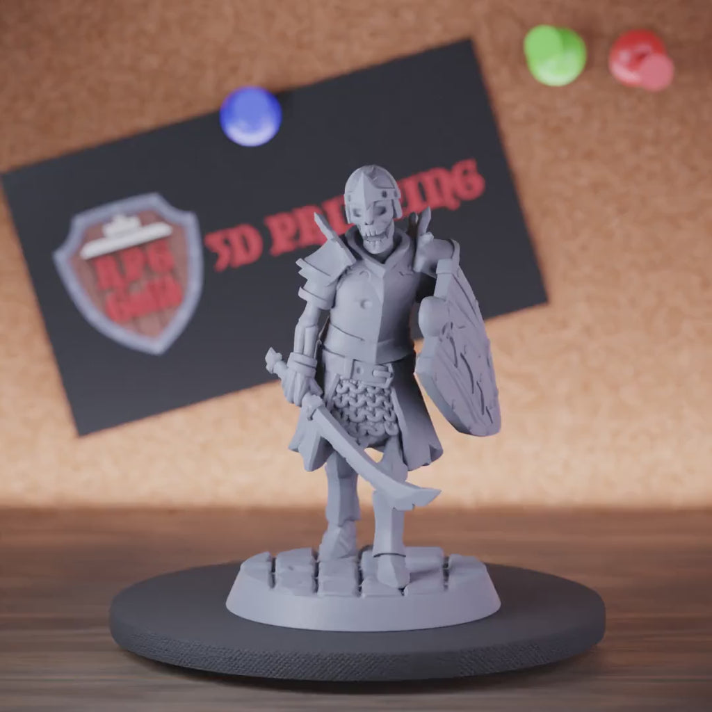 Skeleton 5e | DnD Undead Skeleton Soldier Miniature
