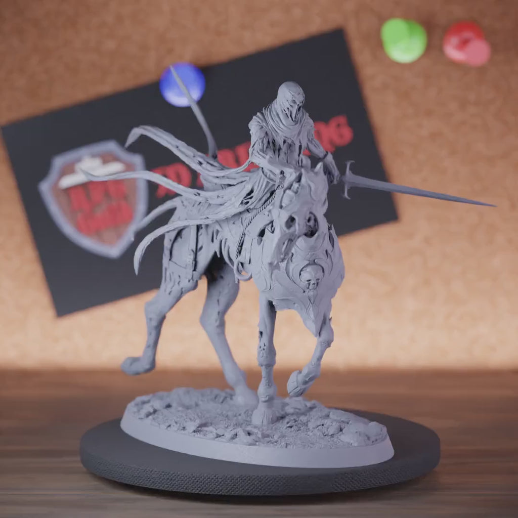 Ghost 5e | DnD Ghost Banshee Rider Warrior Miniature