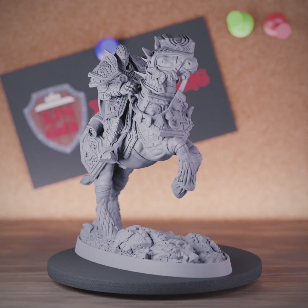 5e Paladin | DnD Paladin Mounted Knight Miniature