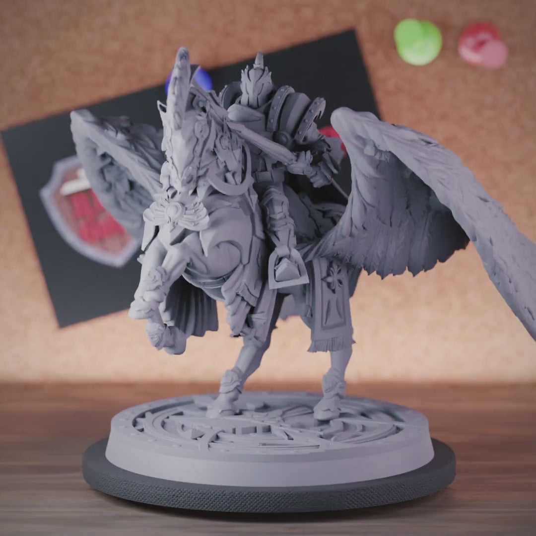 Knight 5e | DnD Knight Pegasus Cavalier Miniature