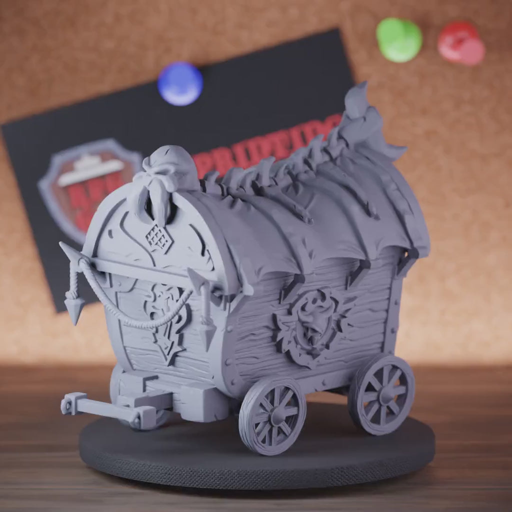 Terrain 5e | DnD Terrain Wicked Carriage Miniature