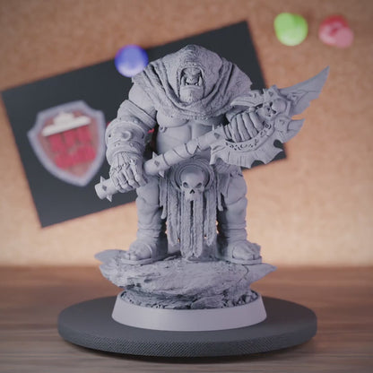 Orc 5e | DnD Orc Greataxe Warrior Miniature