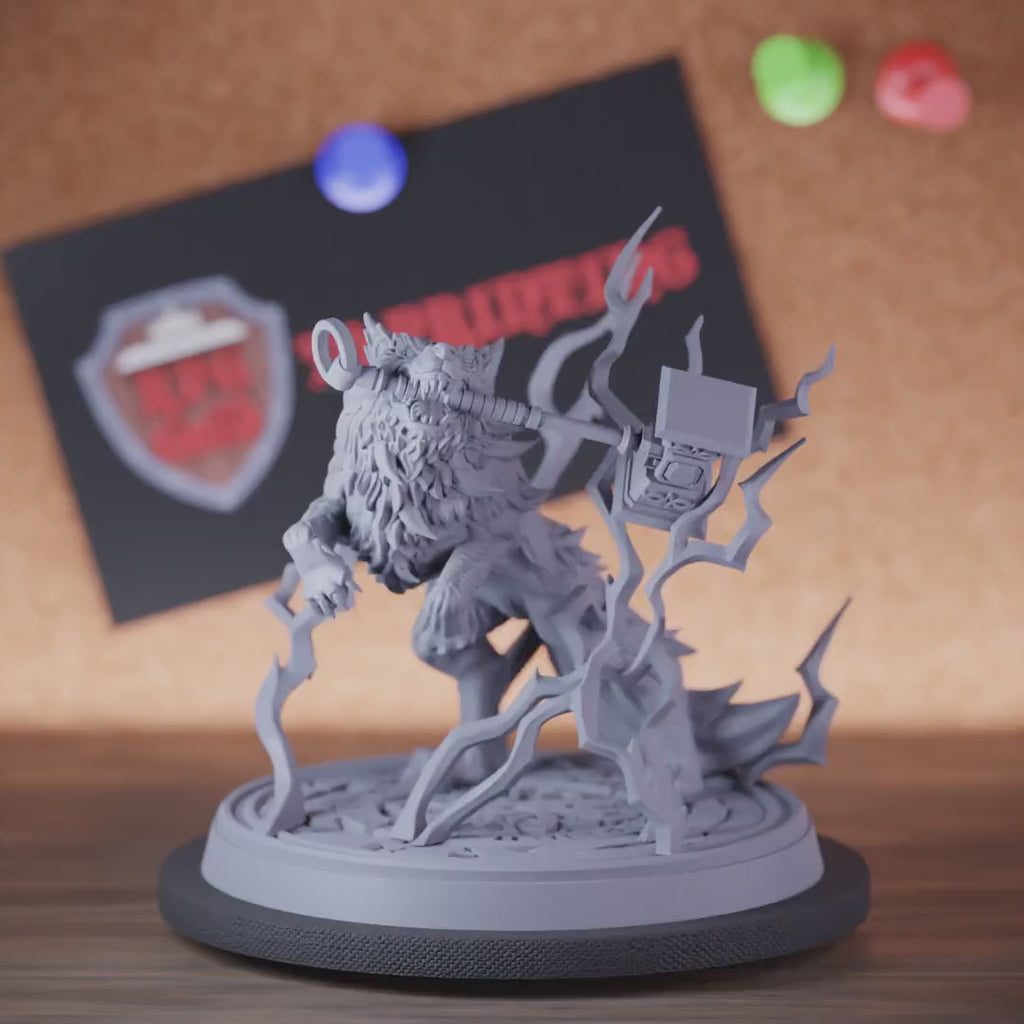 Nordische 5e | DnD Nordische Mystische Waldbestie Miniatur