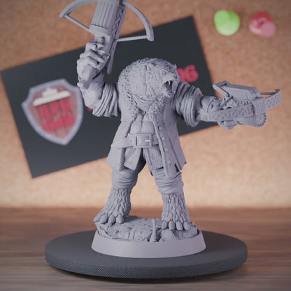 Werebear 5e | DnD Werebear Ranger Hunter Miniature