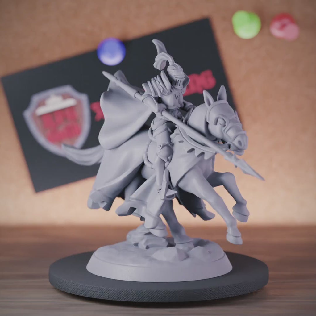 Knight 5e | DnD Mounted Knight Cavalry Miniature