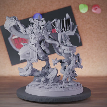 Dragonborn 5e | DnD Dragonborn Mad Wizard Miniature