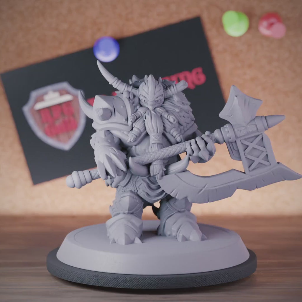 Zwerg 5e | DnD Zwergenkriegsherren-Kämpfer-Miniatur 