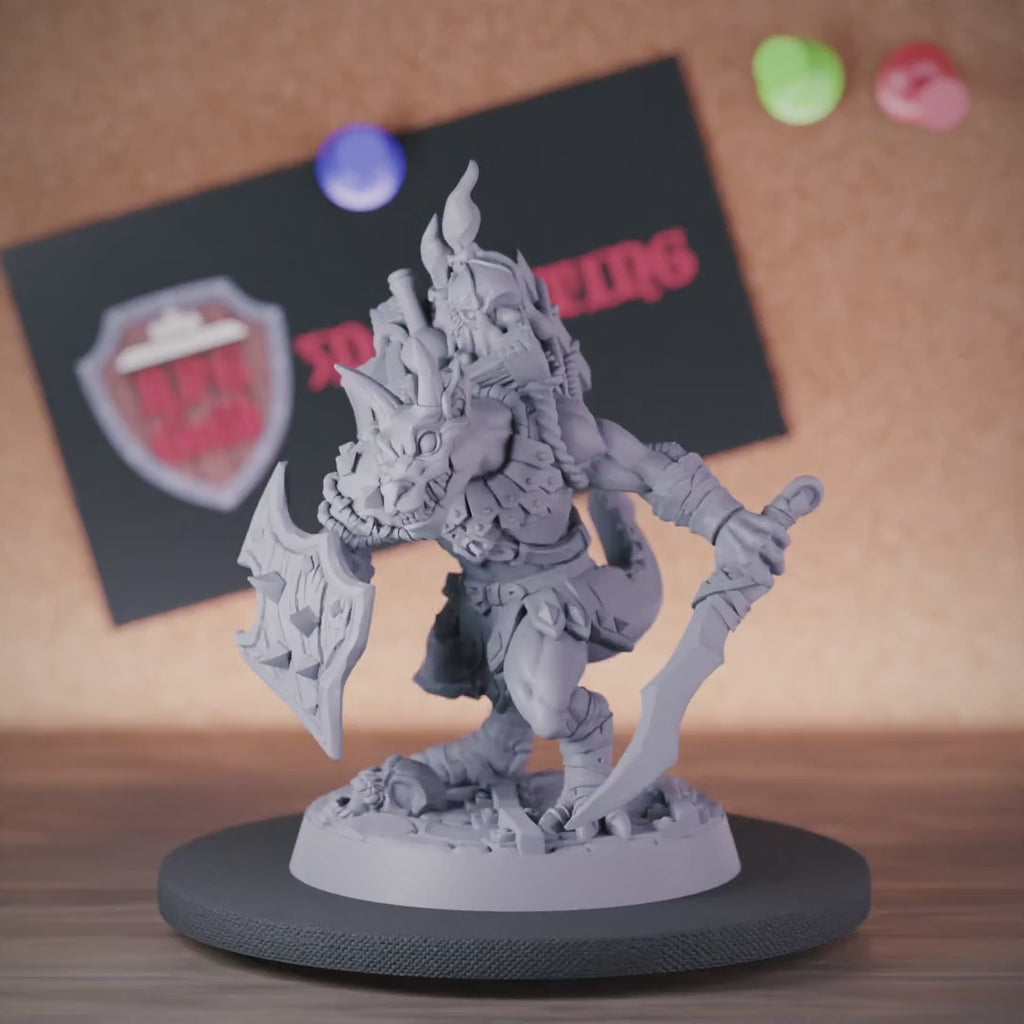 Kobold 5e | DnD Kobold Brute Guardian Miniature 