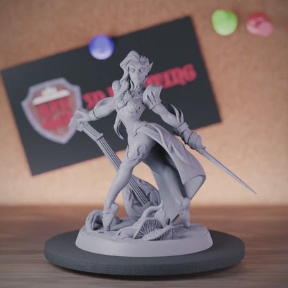 Elf 5e | DnD Elf Bard Dancer Miniature