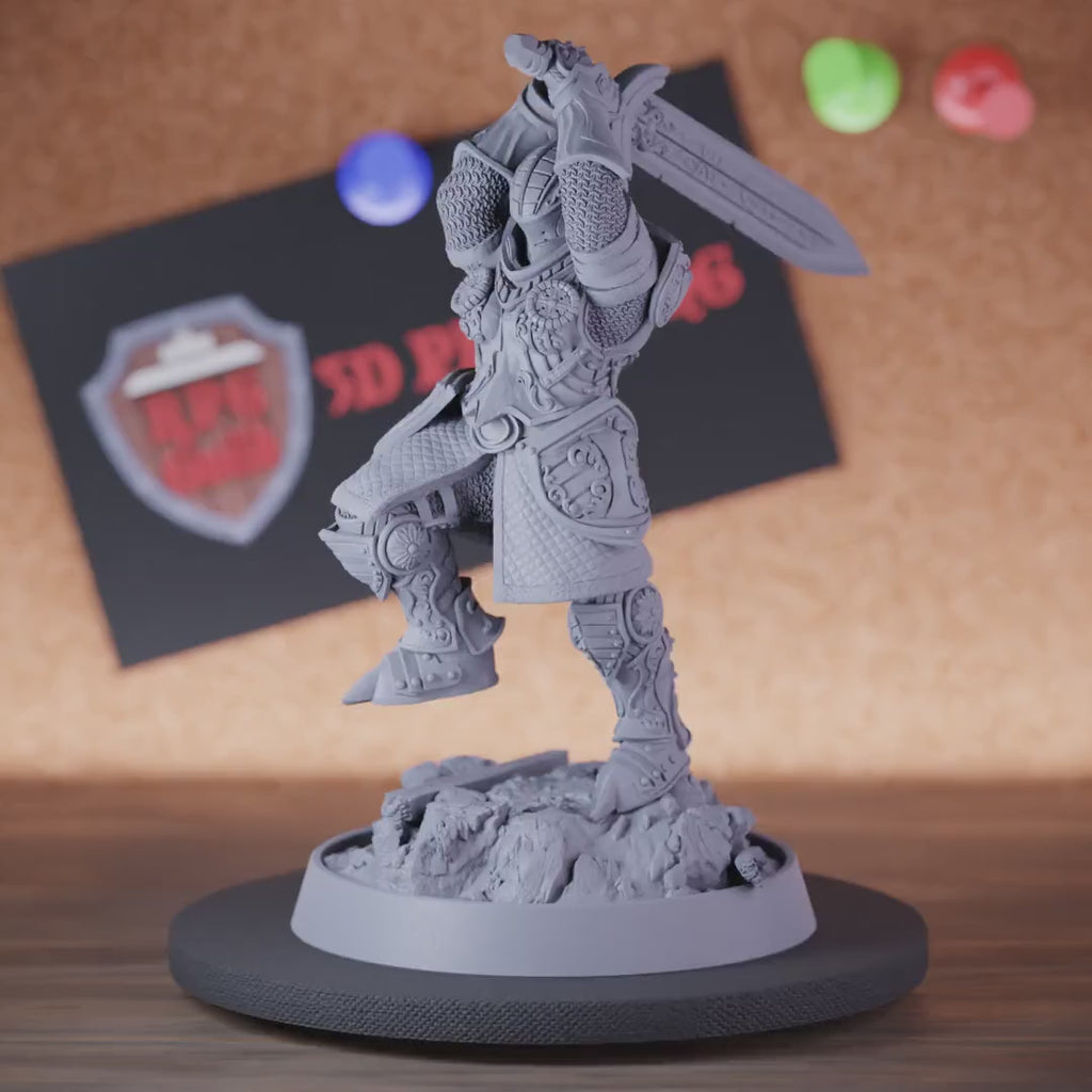 Paladin 5e | DnD Paladin Holy Knight Warrior Miniature