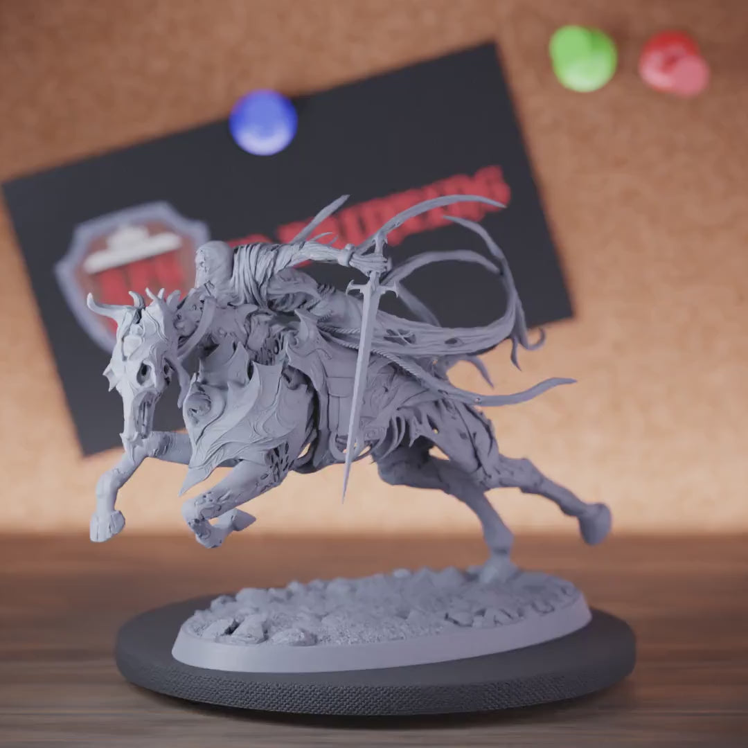 st 5e | DnD Ghost Banshee Rider Monster Miniature