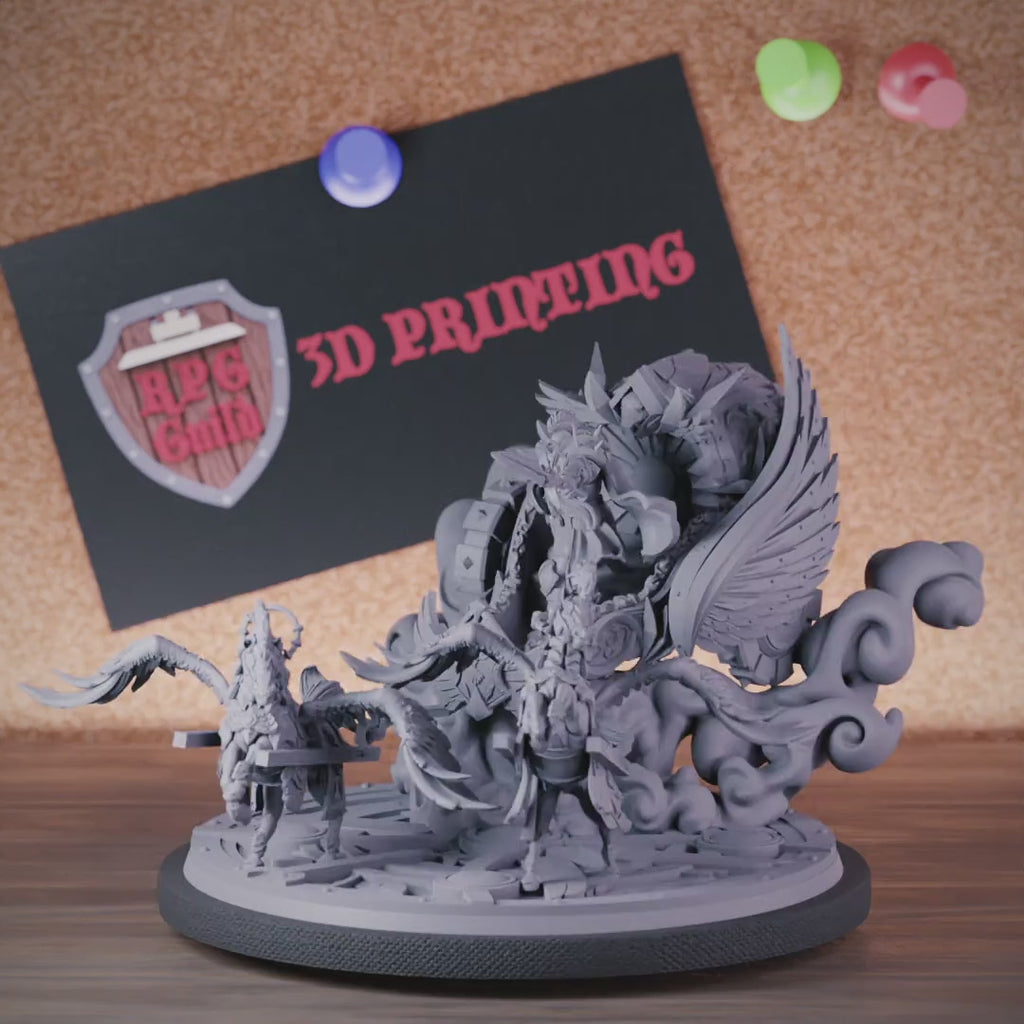 Paladin 5e | DnD Paladin Sky Chariot Miniature