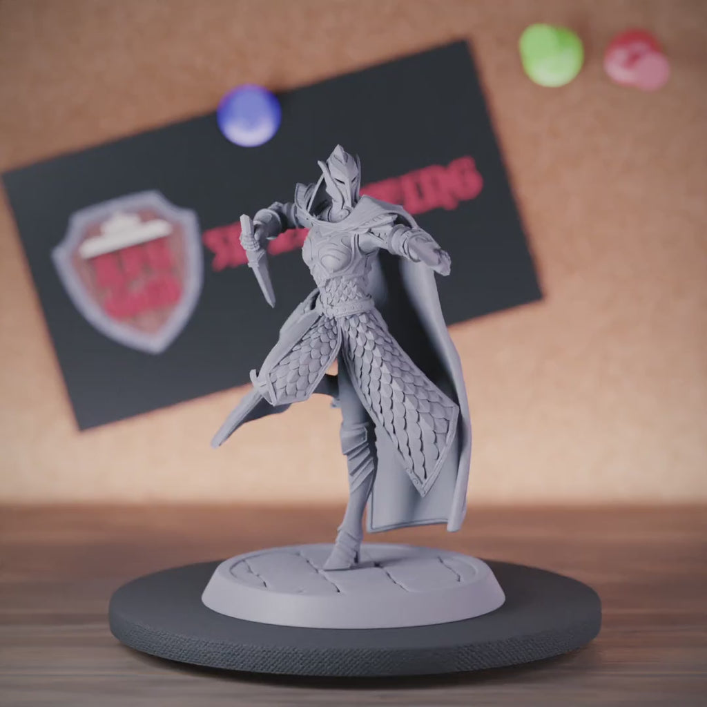 Elf 5e | DnD Elf Dagger Fighter Miniature