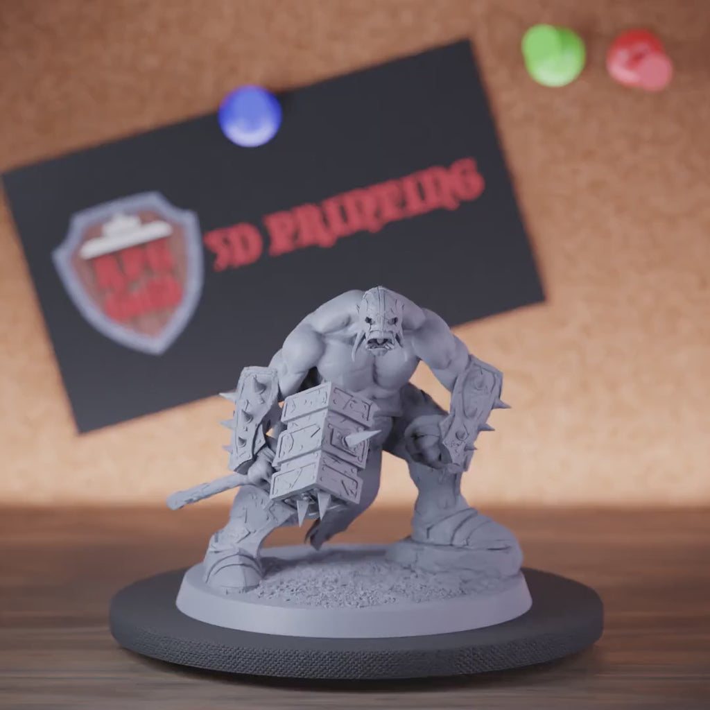 Berserker 5e | DnD Orc Warrior Crusher Miniature