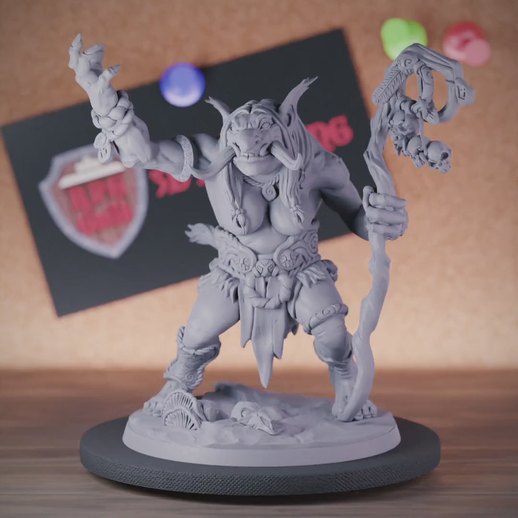 Troll 5e | DnD Troll Hexe Schamane Hexenmeister Miniatur 