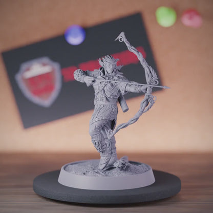 Elf 5e | DnD Elf Archer Fighter Miniature