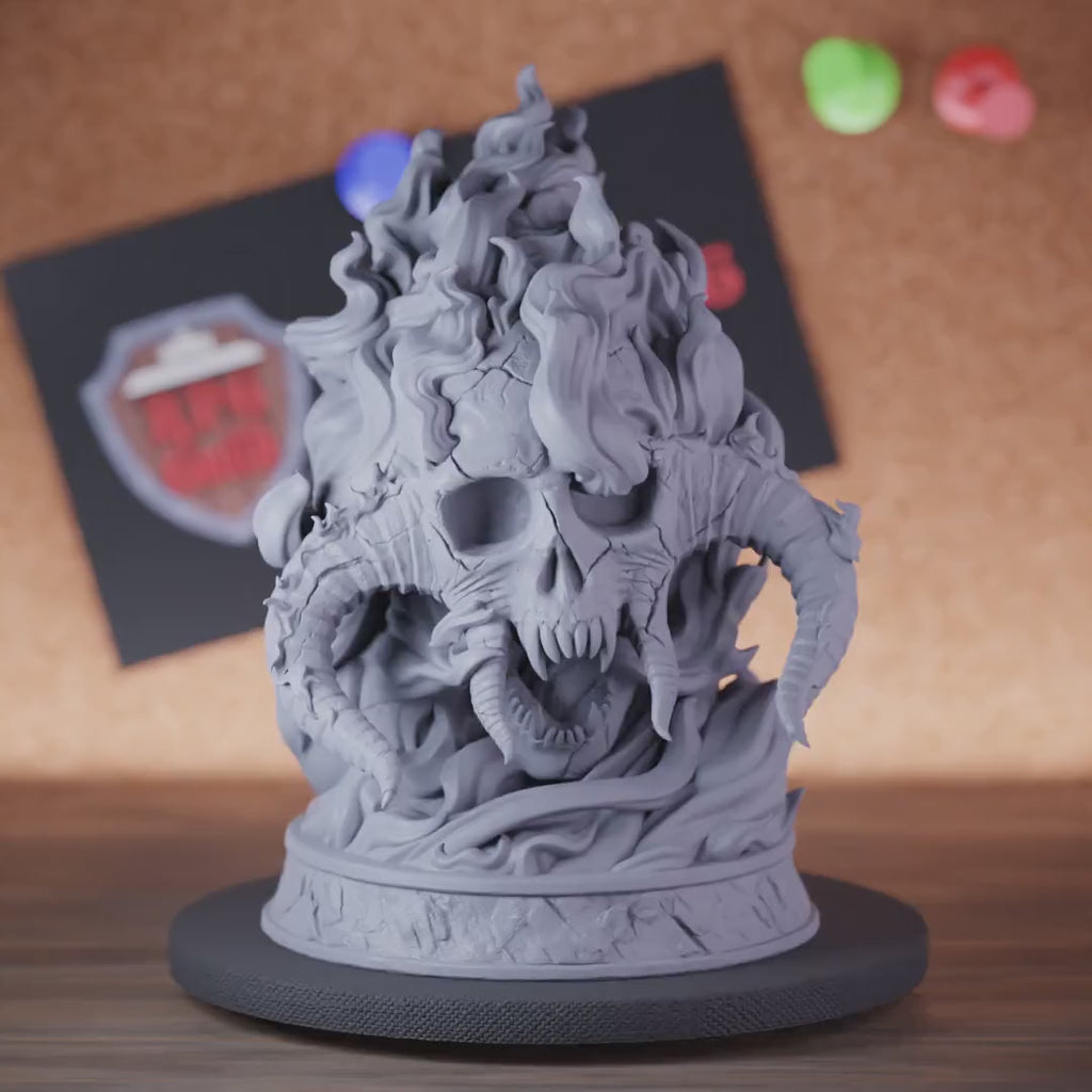 Ghost 5e | DnD Infernal Skull Boss Ghost Miniature