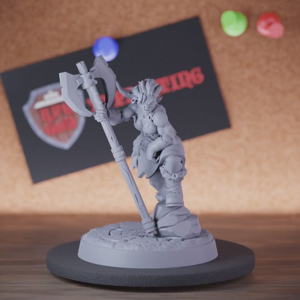 Fighter 5e | DnD Orc Berserk Axe Miniature