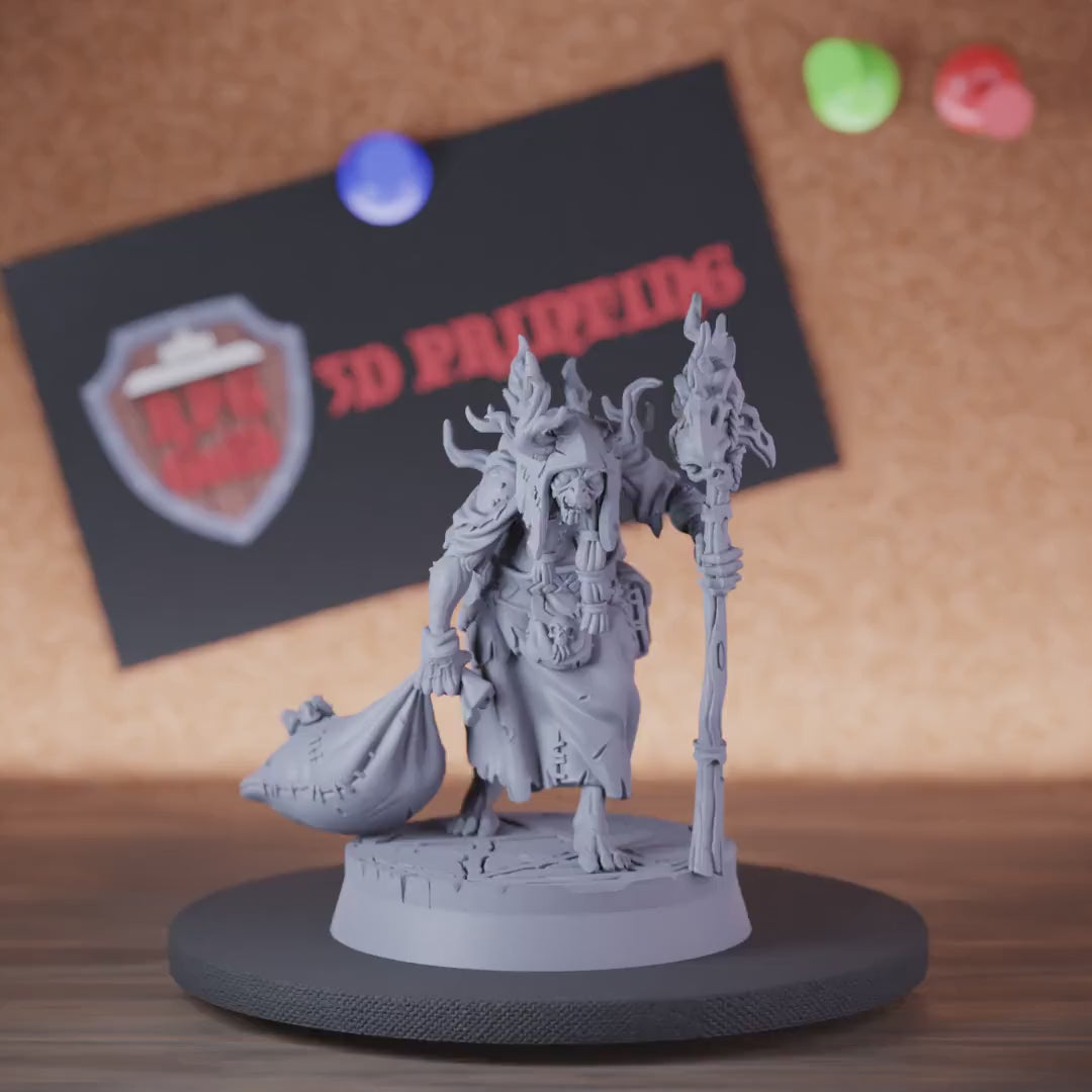 Witch 5e | DnD Swamp Witch Monster Miniature