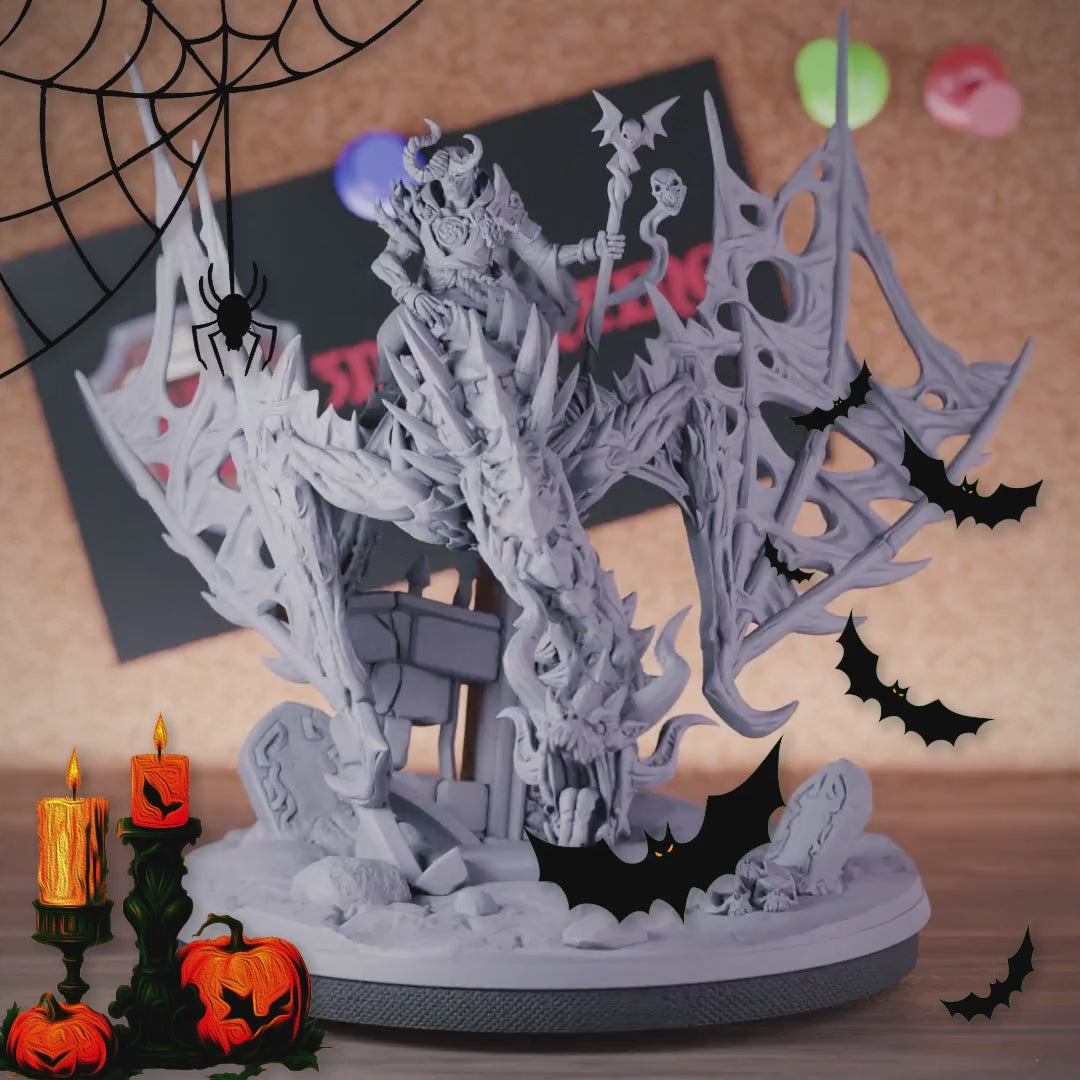 Dragon 5e | DnD Undead Dragon Rider Miniature